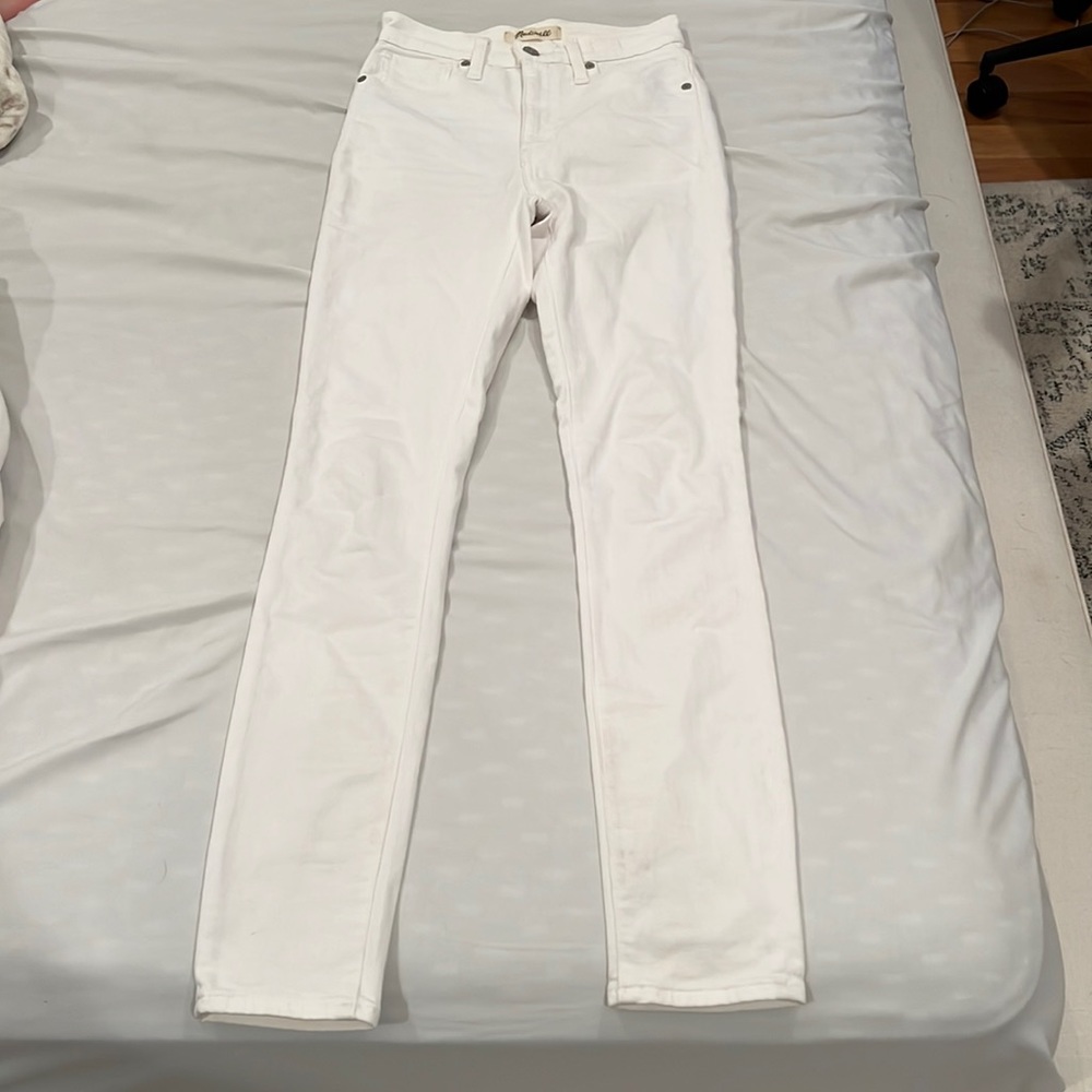 white madewell jeans